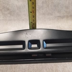 U3: 4 HOLE PUNCH ,8 CAPACITY PUNCHER, BLACK PAPER PUNCHER